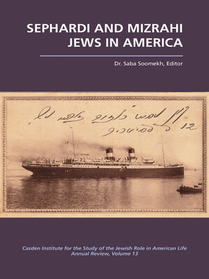 cover image of Sephardi and Mizrahi Jews in America